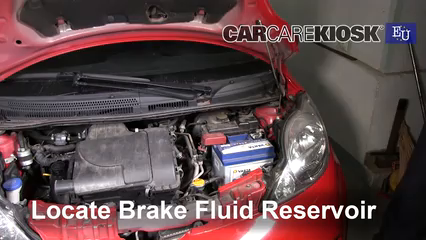 2008 Peugeot 107 Trendy 1.0L 3 Cyl. Brake Fluid Add Fluid